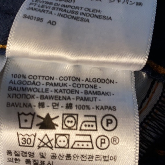 Levi’s 501 Button Fly Jeans - Picture 8 of 8